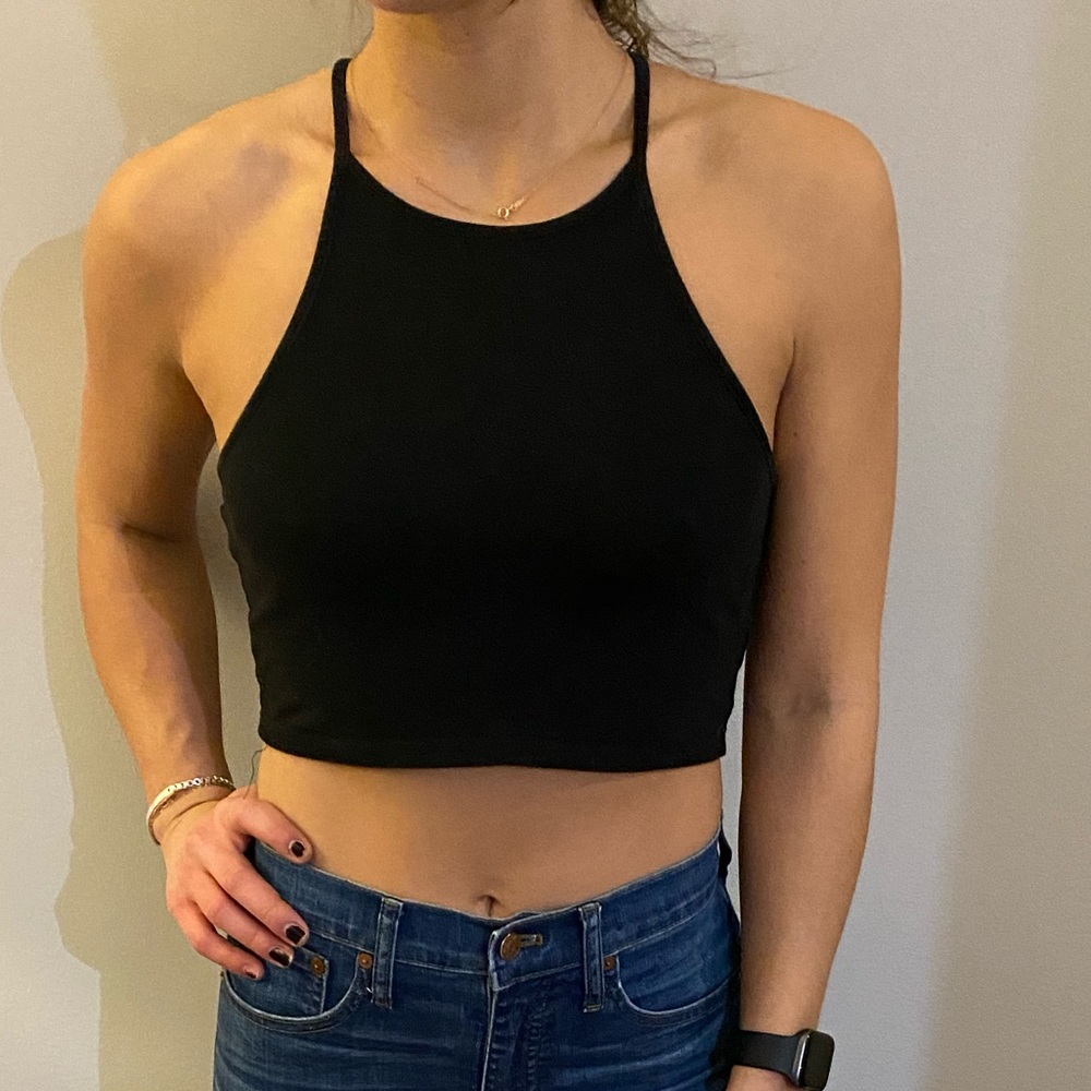 Black Brandy Melville Crop Top